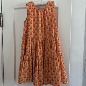 Girls Size 8 Pink Chicken Dress